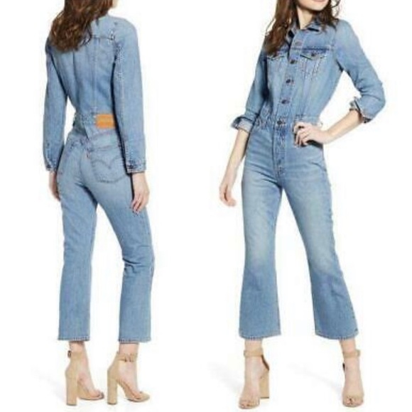 Levi's Pants - LEVI’S Kickflare Denim Jumpsuit